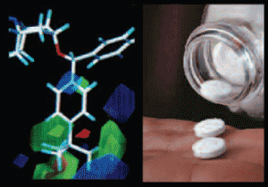 Imagen de las células y las pastillas
